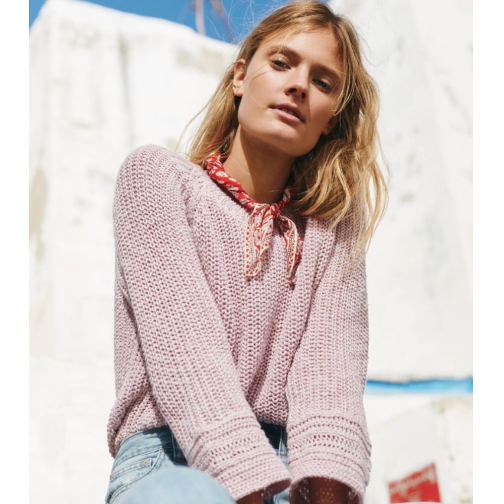 Blush Madewell Knit Sweater